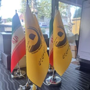 پرچم لمینت رو میزی کد022