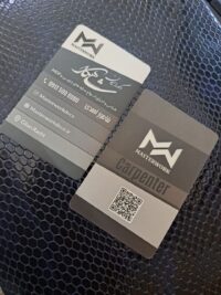 کارت ویزیت سلفون مات دورگرد کد 5566